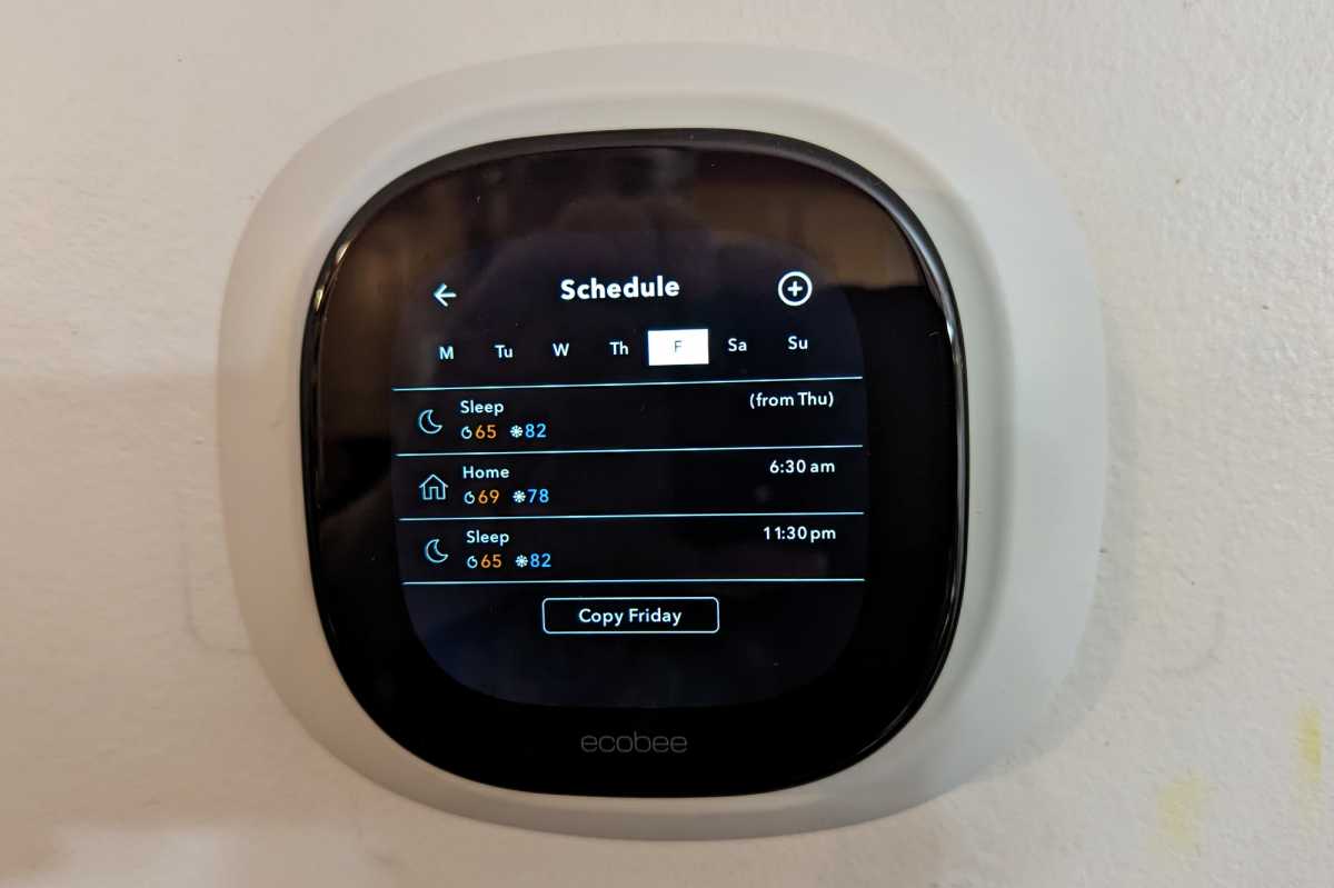 Programmation améliorée du thermostat intelligent Ecobee