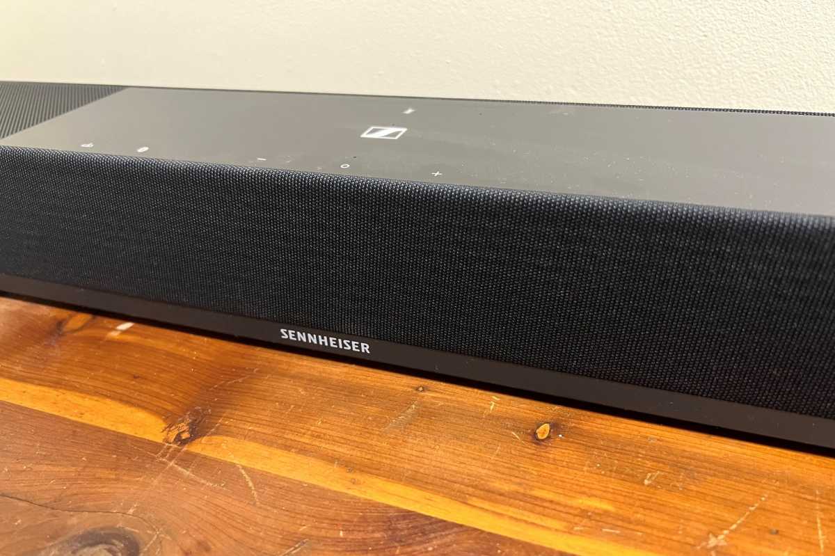 Sennheiser Ambeo Plus soundbar front view