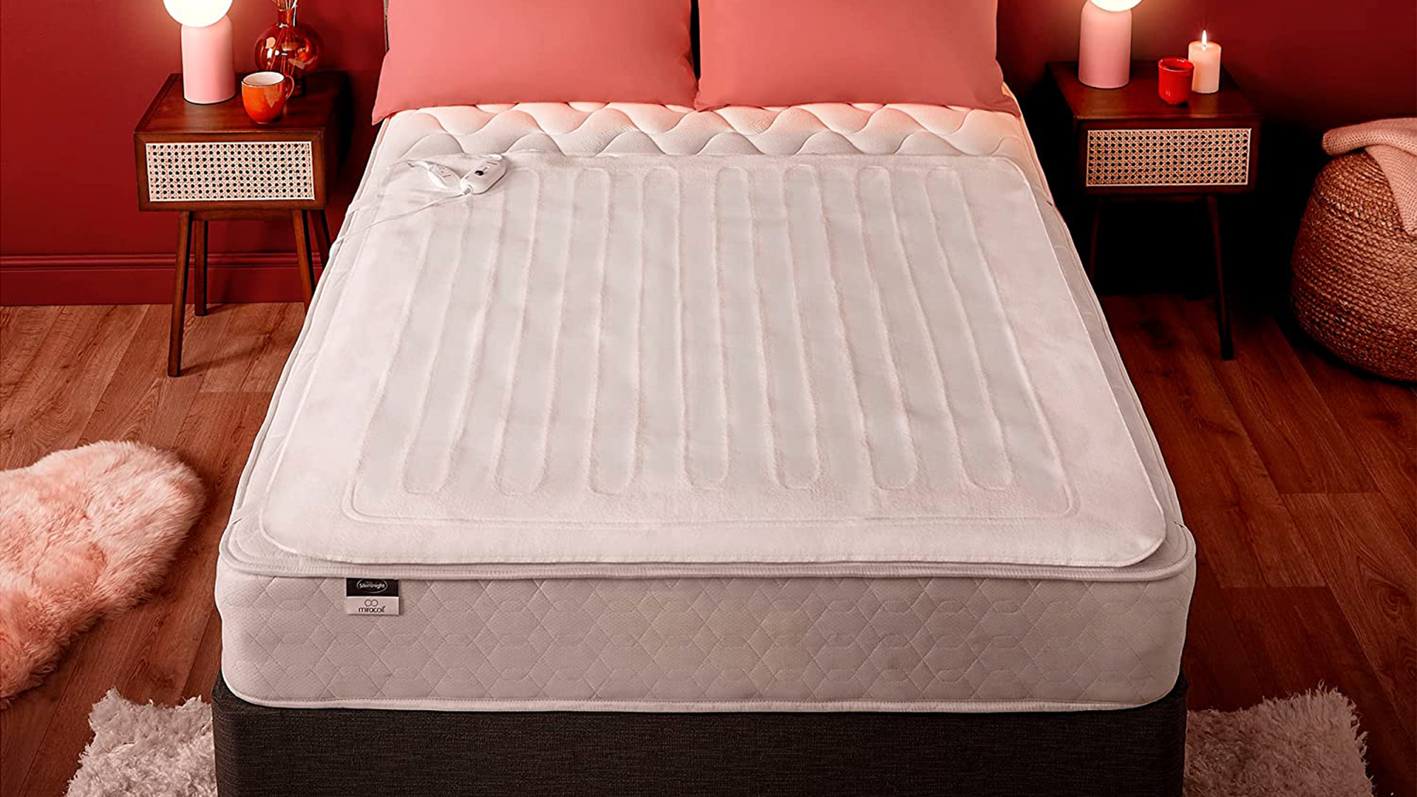 Single electric blanket online for king size bed