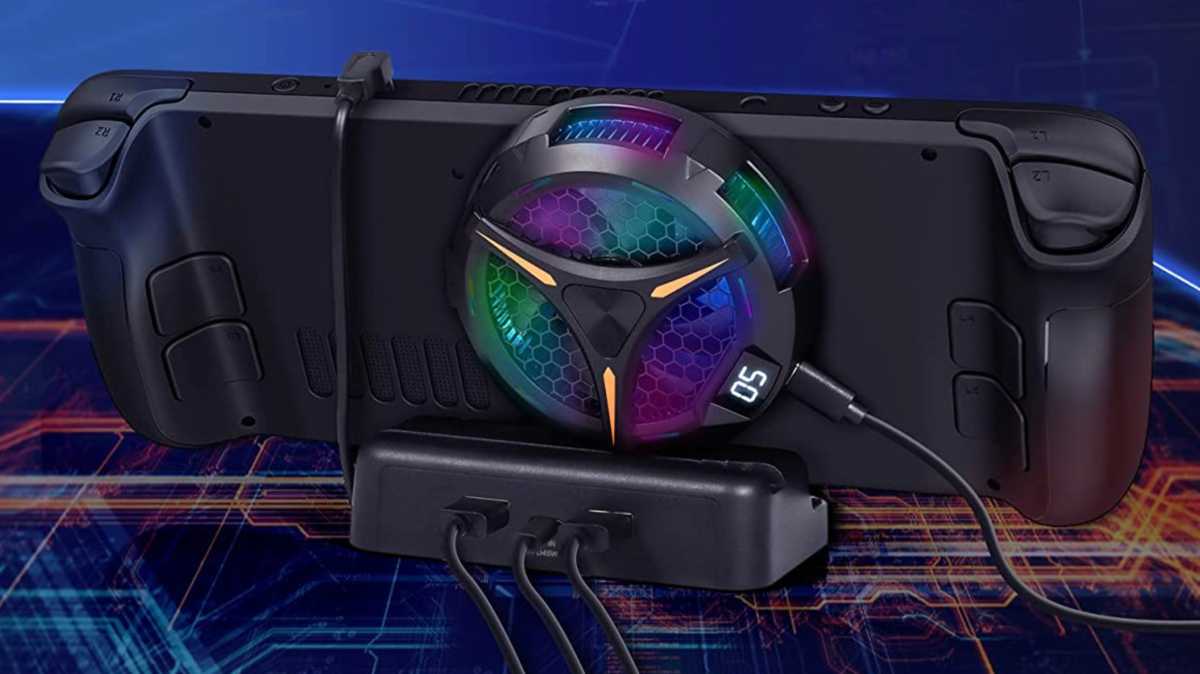 Achtung: Es gibt zwar einige sehr cool aussehende RGB-Lüfter im Markt, die laut Usern das Steam Deck in der Tat effizient kühlen. Laut Valve schaden die starken Magneten aber ihren Delta-Lüftern und der NvME-SSD.