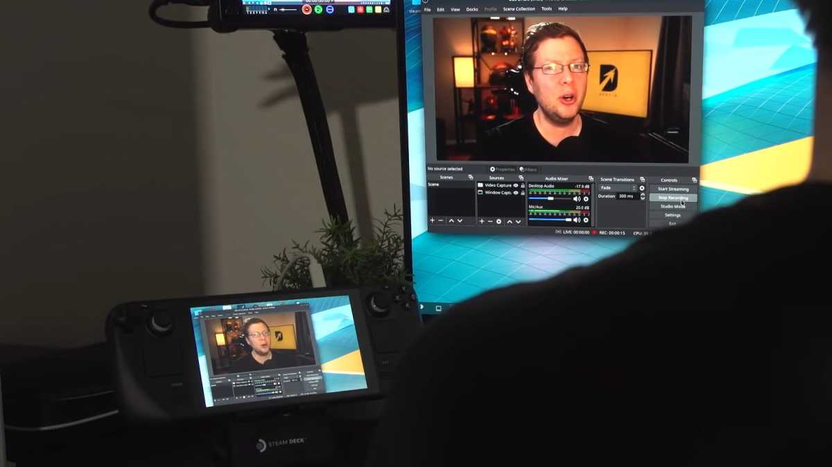 OBS ist ja Teil von Steam und dank der nativen Linux-Integration und der Möglichkeit jederzeit in den Desktop-Modus zu switchen, kann man auch gut streamen, wie hier YouTuber Dustin Legarie zeigt.
