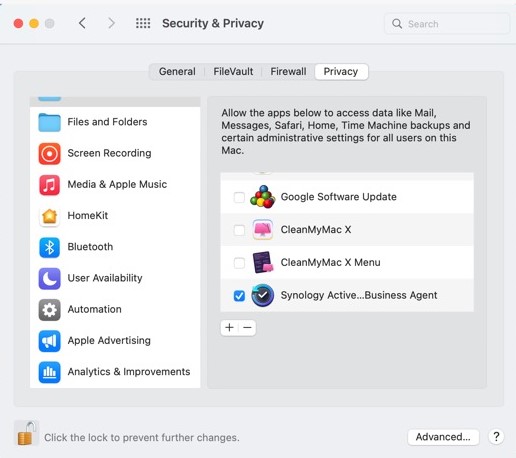 Synology Active Backup