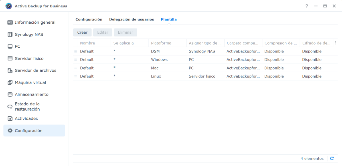 Synology Active Backup