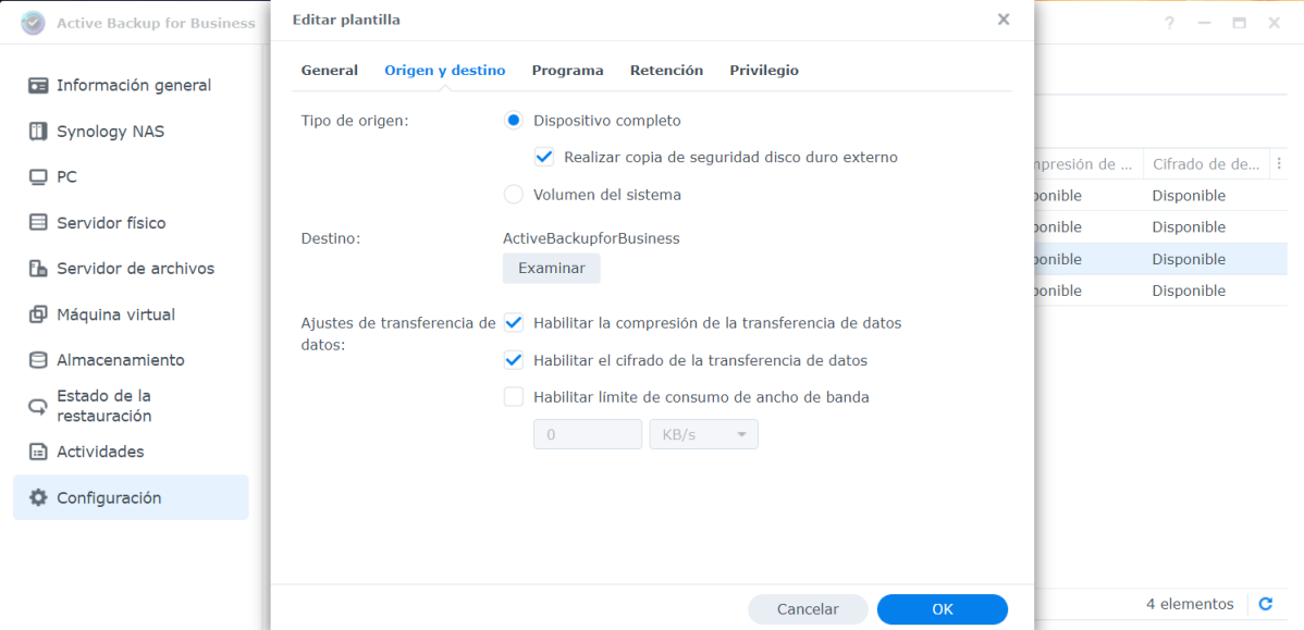 Synology Active Backup