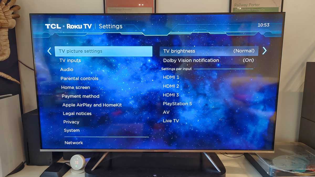 TCL RC630K review settings