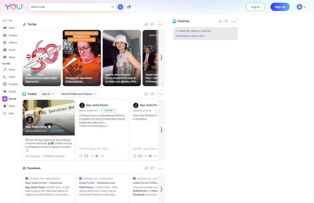 You.com Social Search