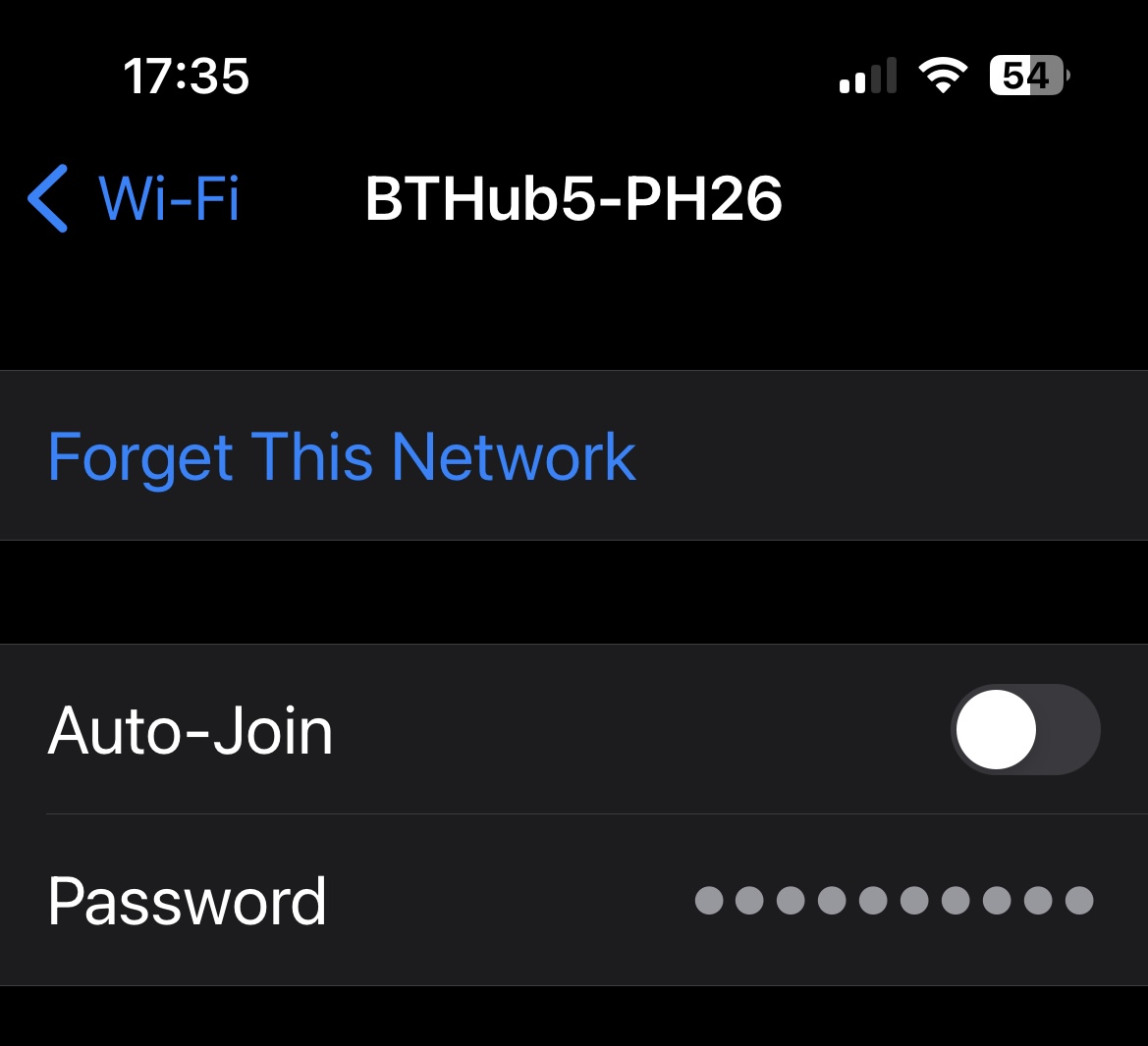 Check WiFi Password iPhone