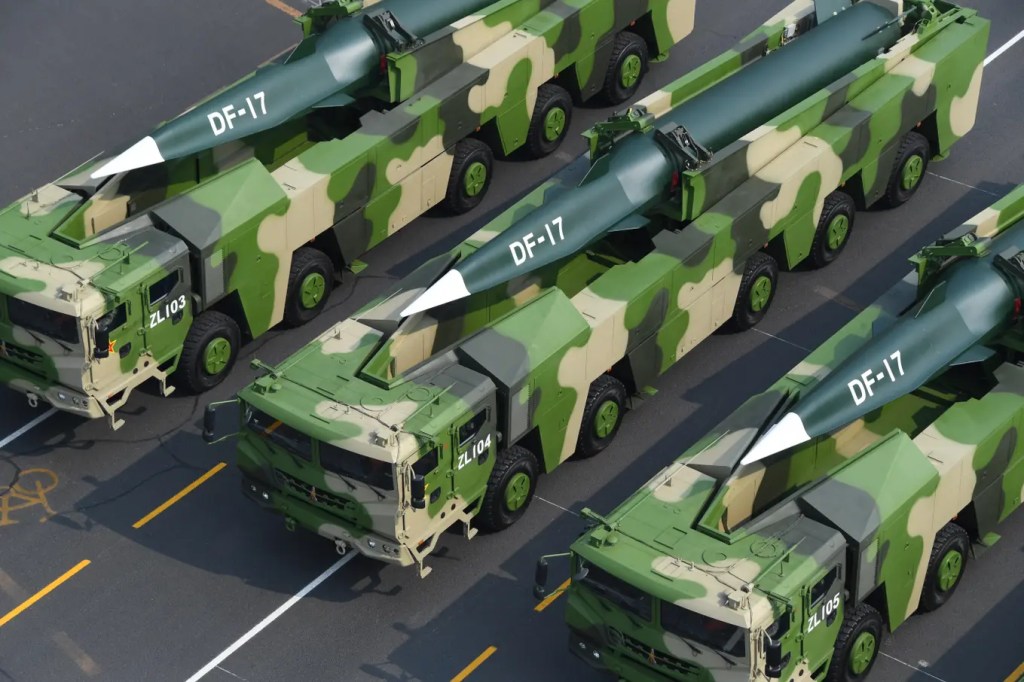 Image: China arbeitet an Abwehrsystem fÃ¼r Hyperschallraketen