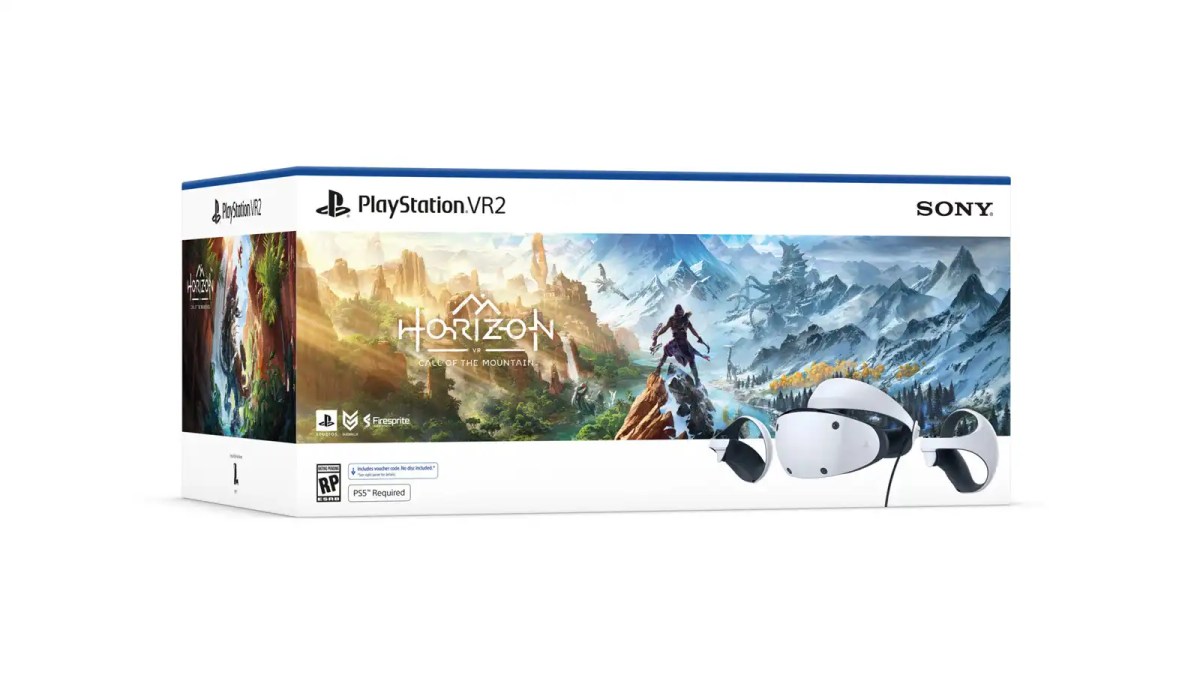 Paquete de PlayStation VR2 con Horizon Call of the Mountain
