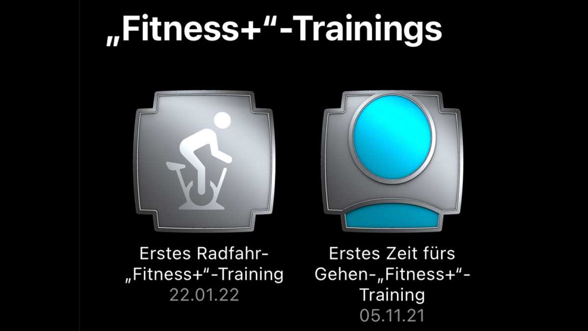 Fitness+ erste Trainings
