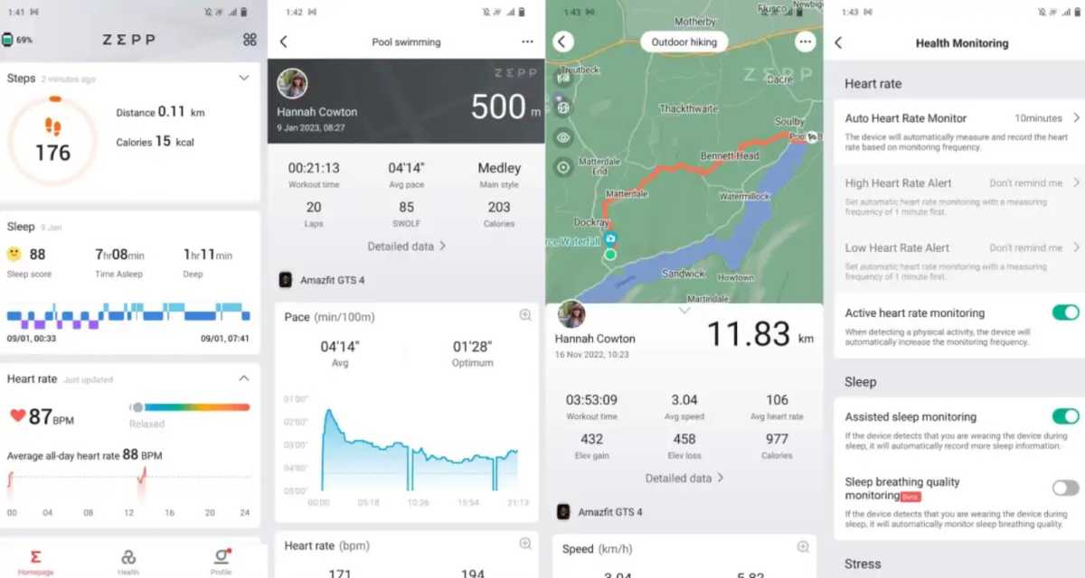 interfaz-app-amazfit-gts4