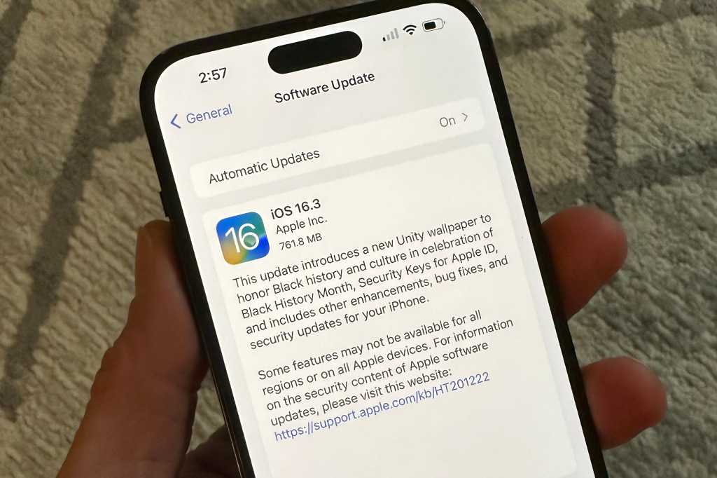 Image: Updates bei Apple: iOS 16.3, macOS 13.2 und mehr