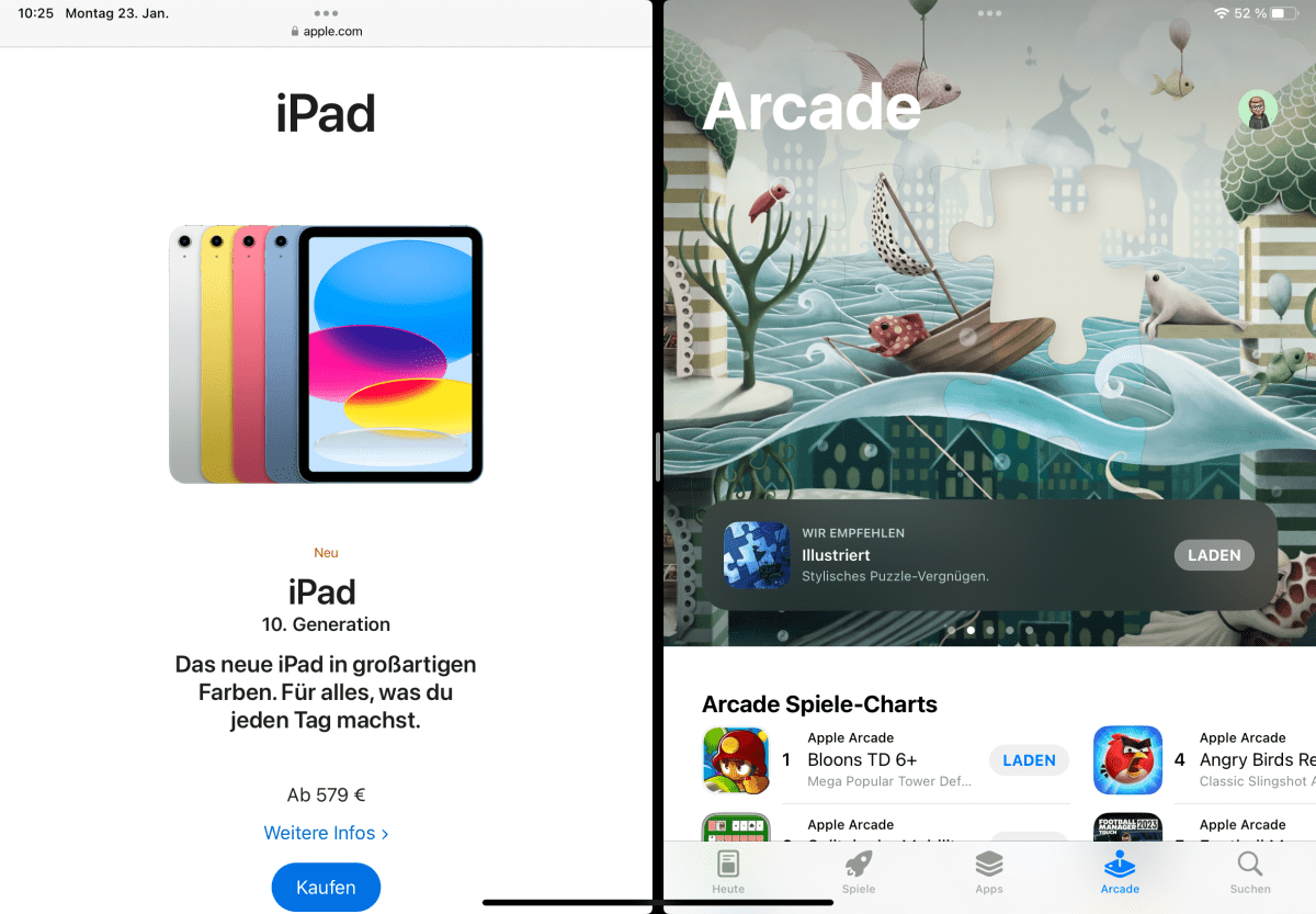 iPad Split View