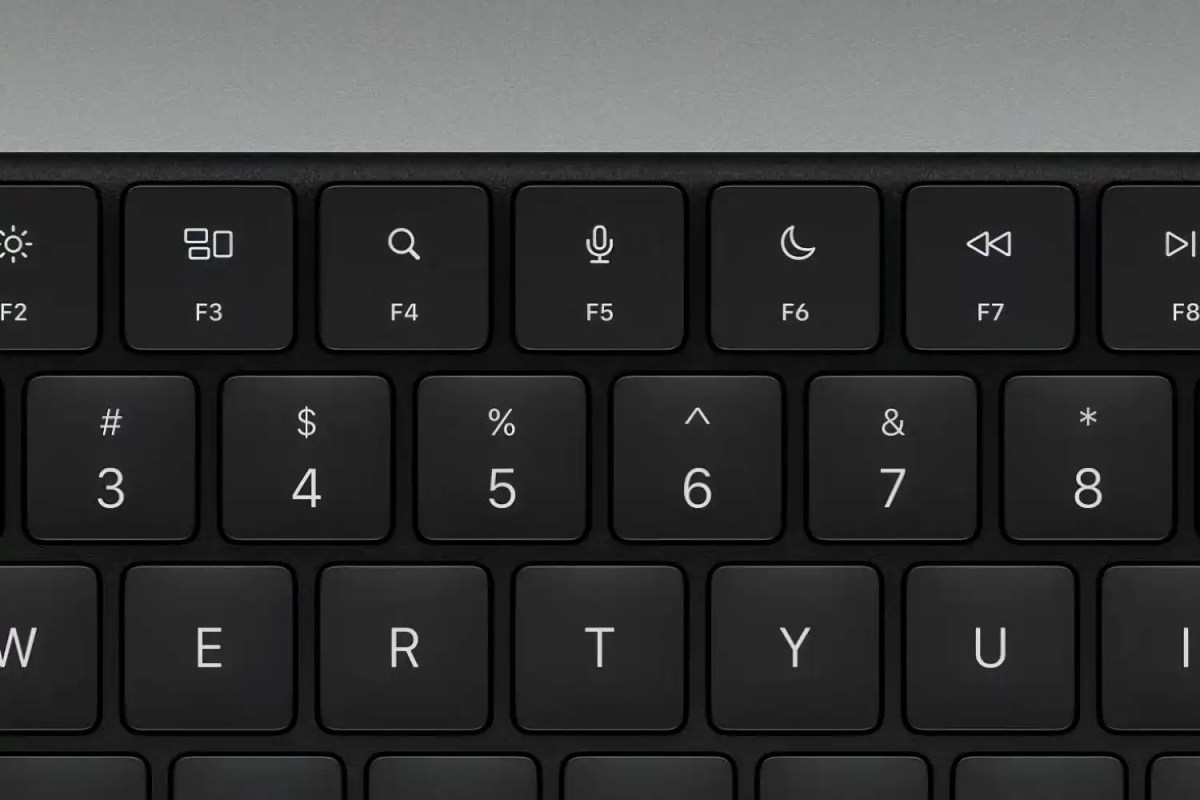 Teclado del MacBook Pro de 2021