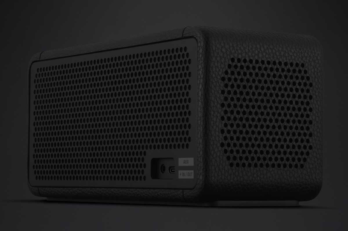 Marshall Middleton Bluetooth speaker has speaker grilles on four sides