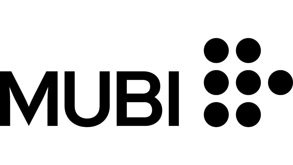 Mubi-Logo in schwarzer Schrift auf weißem Hintergrund