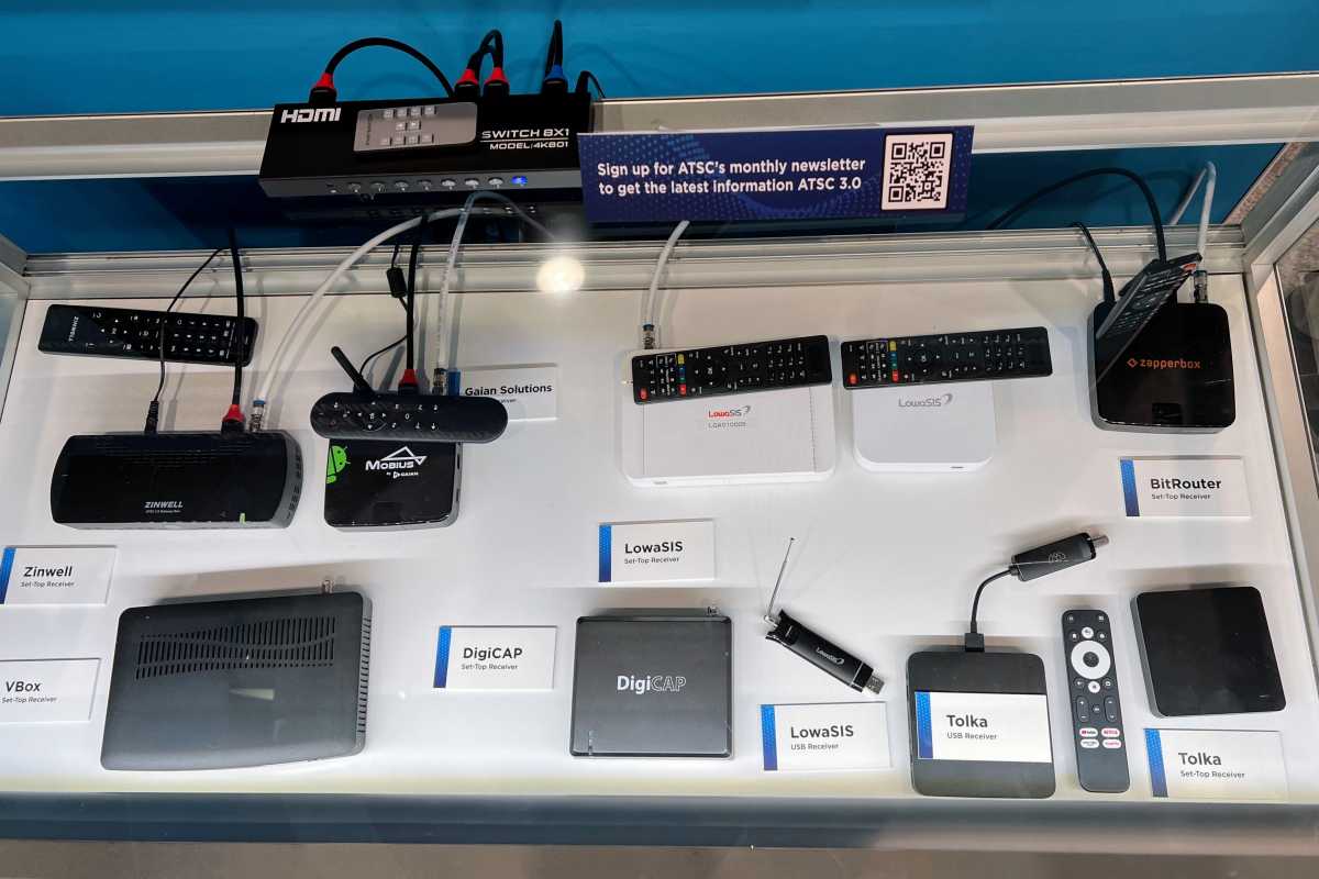 ATSC 3.0 tuner boxes and dongles at CES 2023