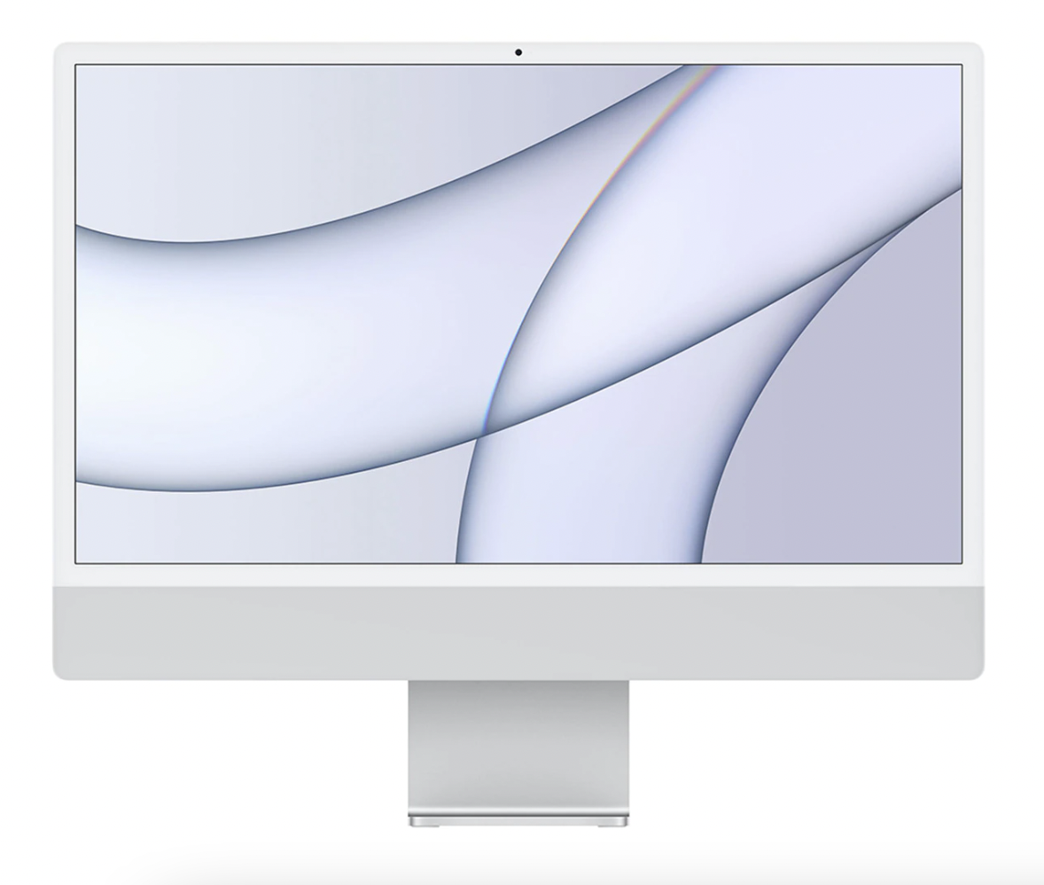 iMac de 24\" (M1, 512 GB, Plata)