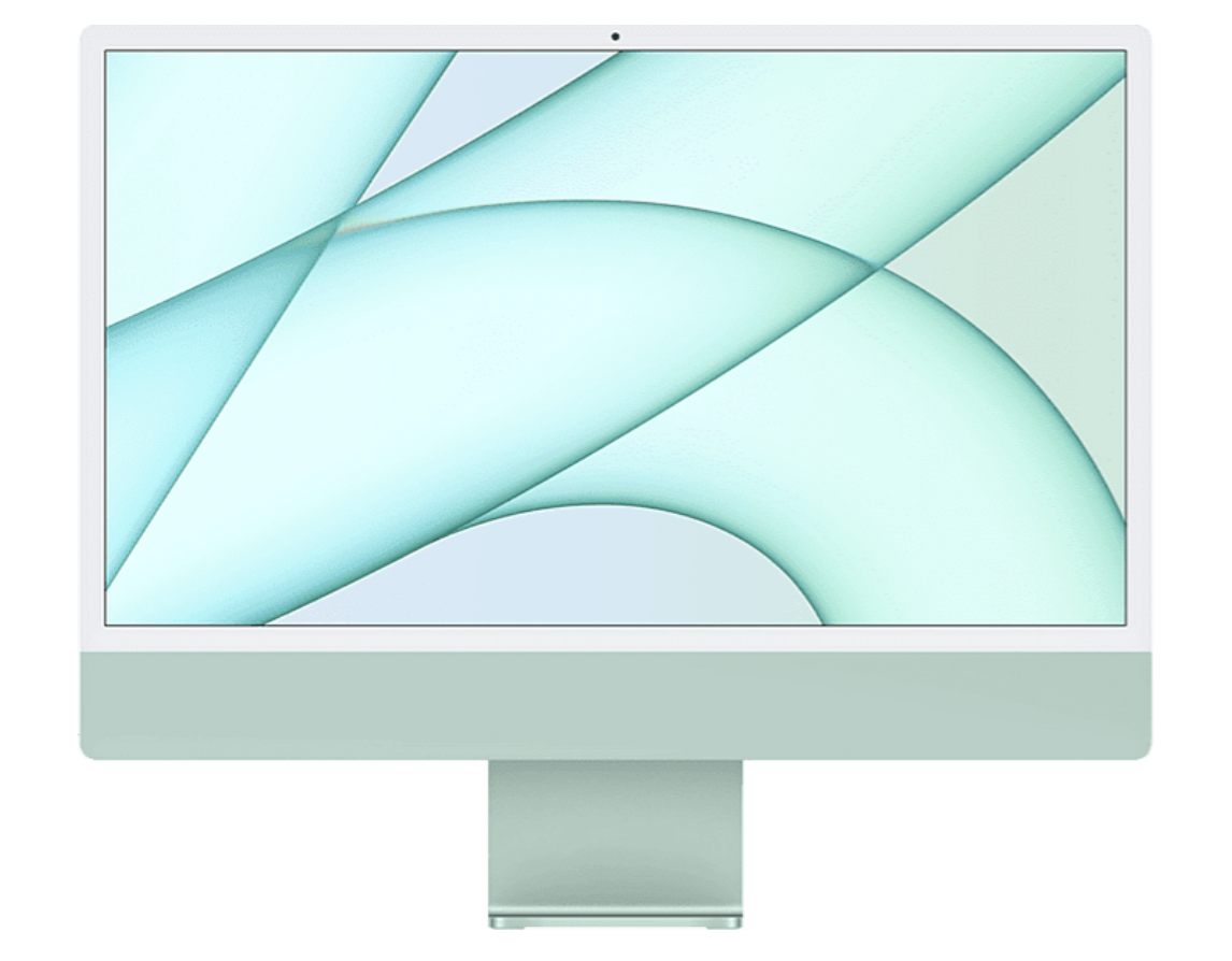 iMac de 24\" (M1, 256 GB, Verde)
