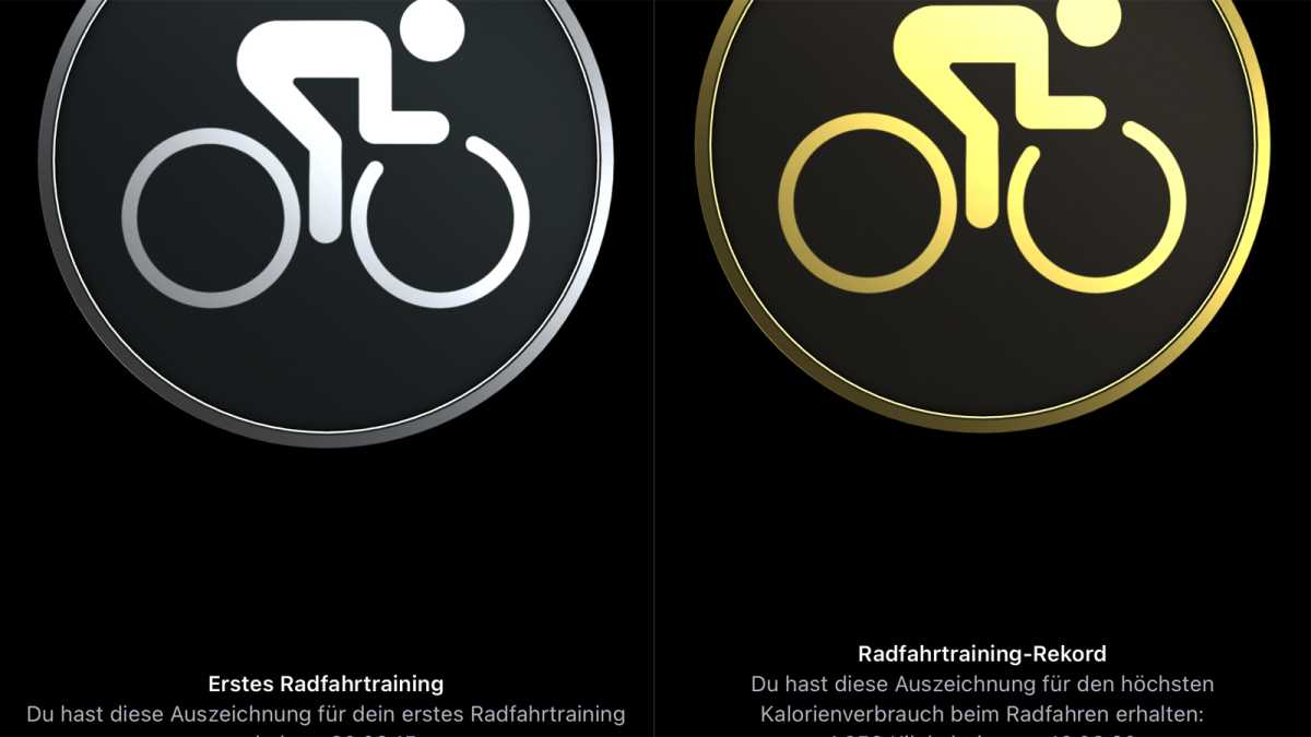 Radfahrtrainings neu und Rekord
