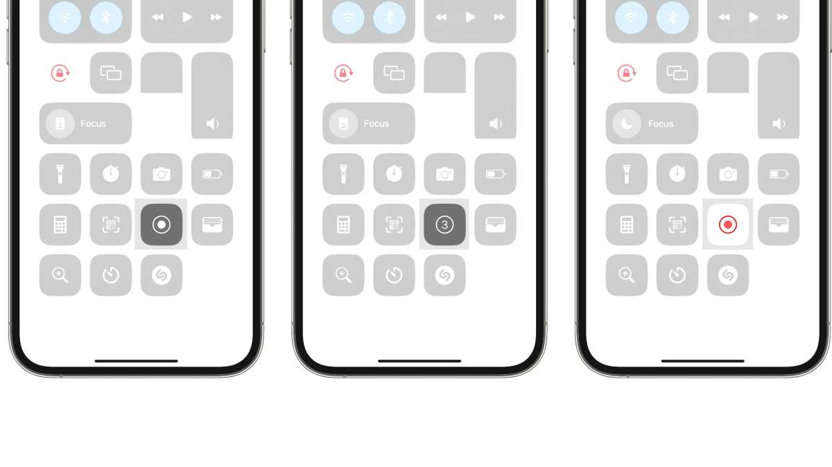 Cuenta regresiva de grabación de pantalla de iOS 16