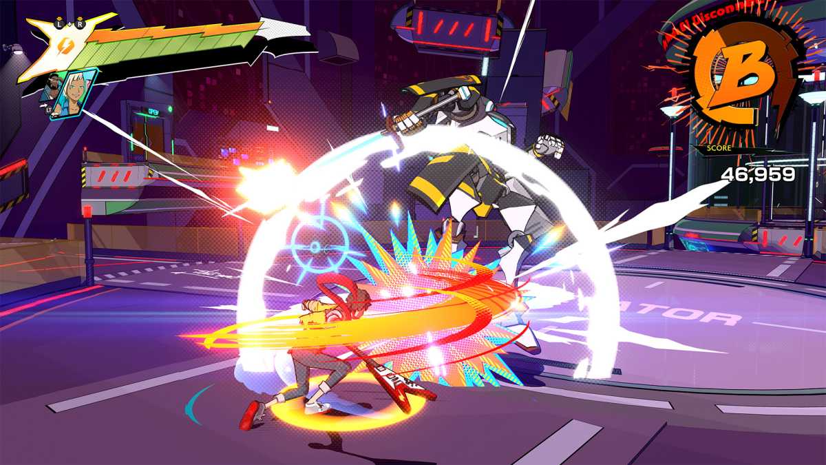Hi-Fi Rush combat screenshot