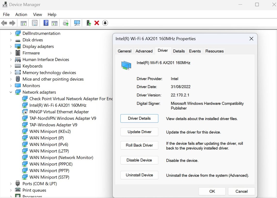Windows 11 fix internet screenshot