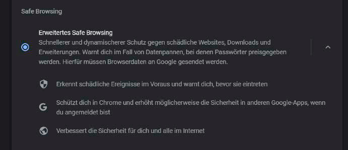 Browser-Sicherheit nutzen