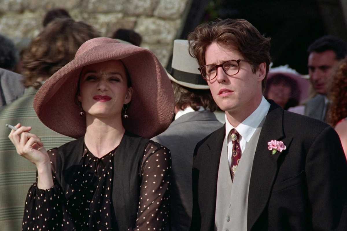 A scene from the film 'Four Weddings and a Funeral'