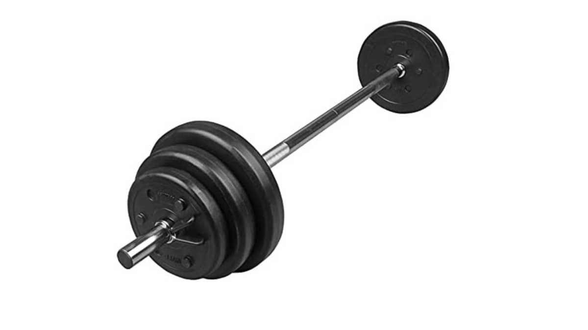 ScSPORTS® 20 kg Hantel-Set mit Langhantel
