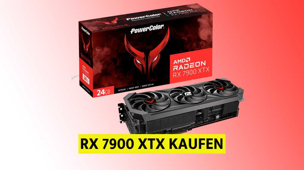 Image: RX 7900 XTX kaufen: Schnellste Radeon-Grafikkarte zum Tiefstpreis bei Amazon