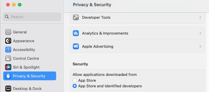 Apple Gatekeeper отваря само приложения от идентифицирани разработчици в магазина за приложения