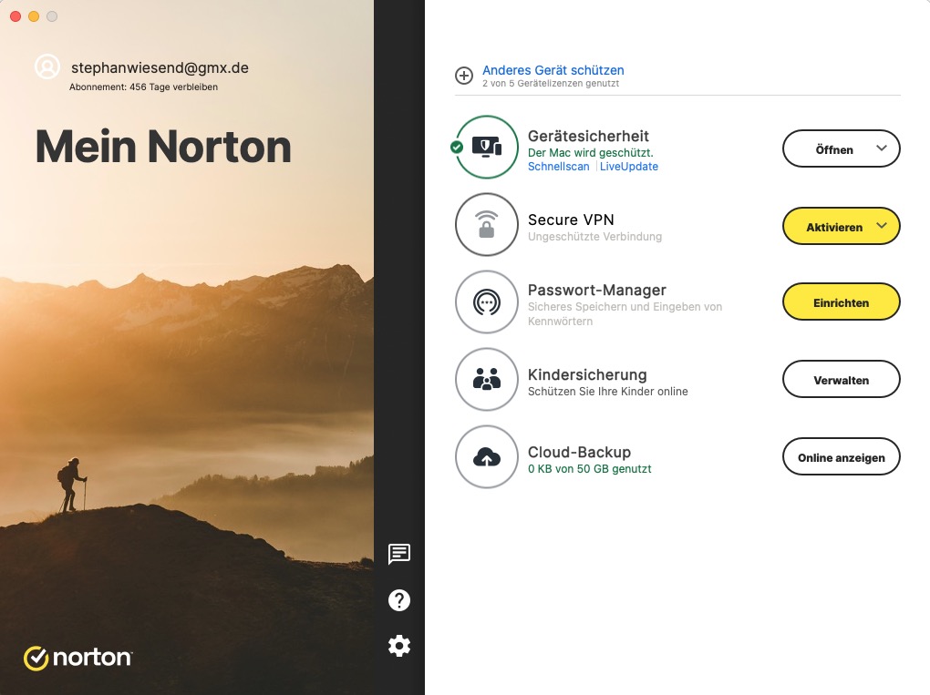 Norton 360 Antivirus im Test: Guter Scanner mit Vollausstattung