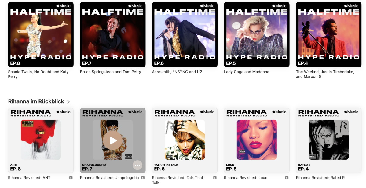 Apple Music Halftime Hype