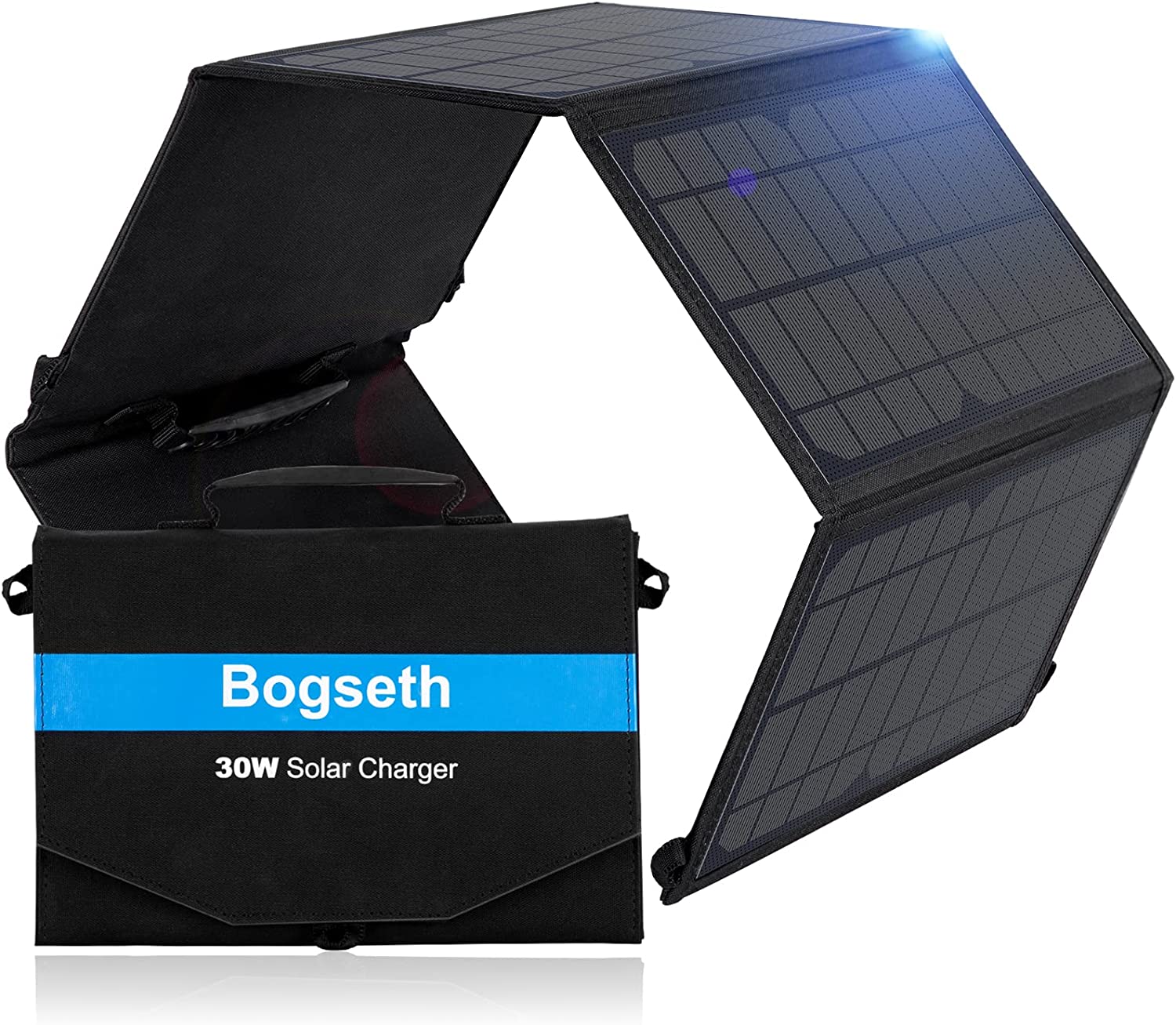 Bogseth 30W Solarpanel Faltbar, wasserdicht
