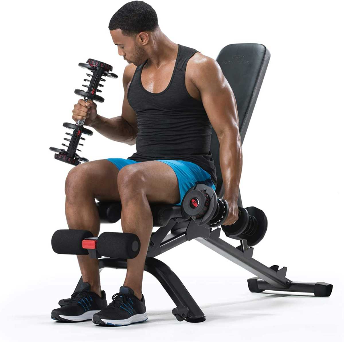 Bowflex verstaubare Hantelbank