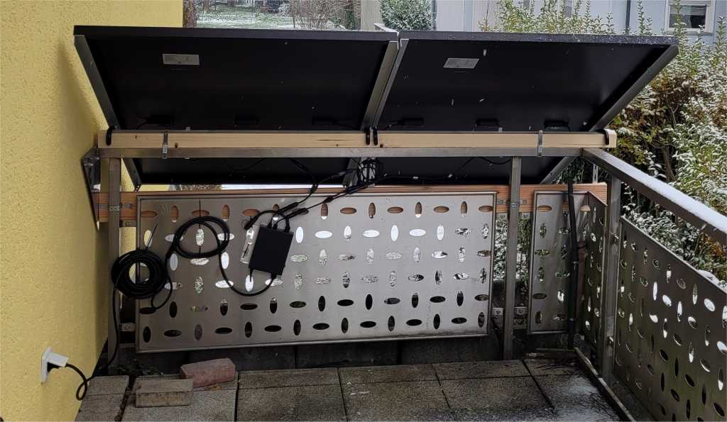 Image: So installieren Sie eine Photovoltaik-Anlage auf dem Balkon fÃ¼r nur 650 Euro