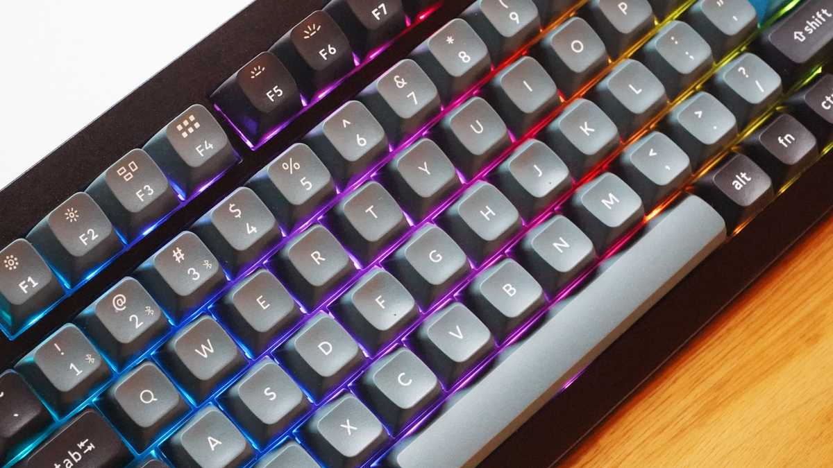 Close-up of the Keychron Q1 Pro keyboard