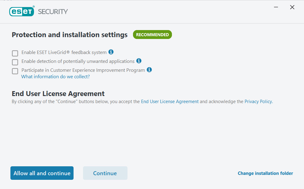 ESET Internet Security review - Installation