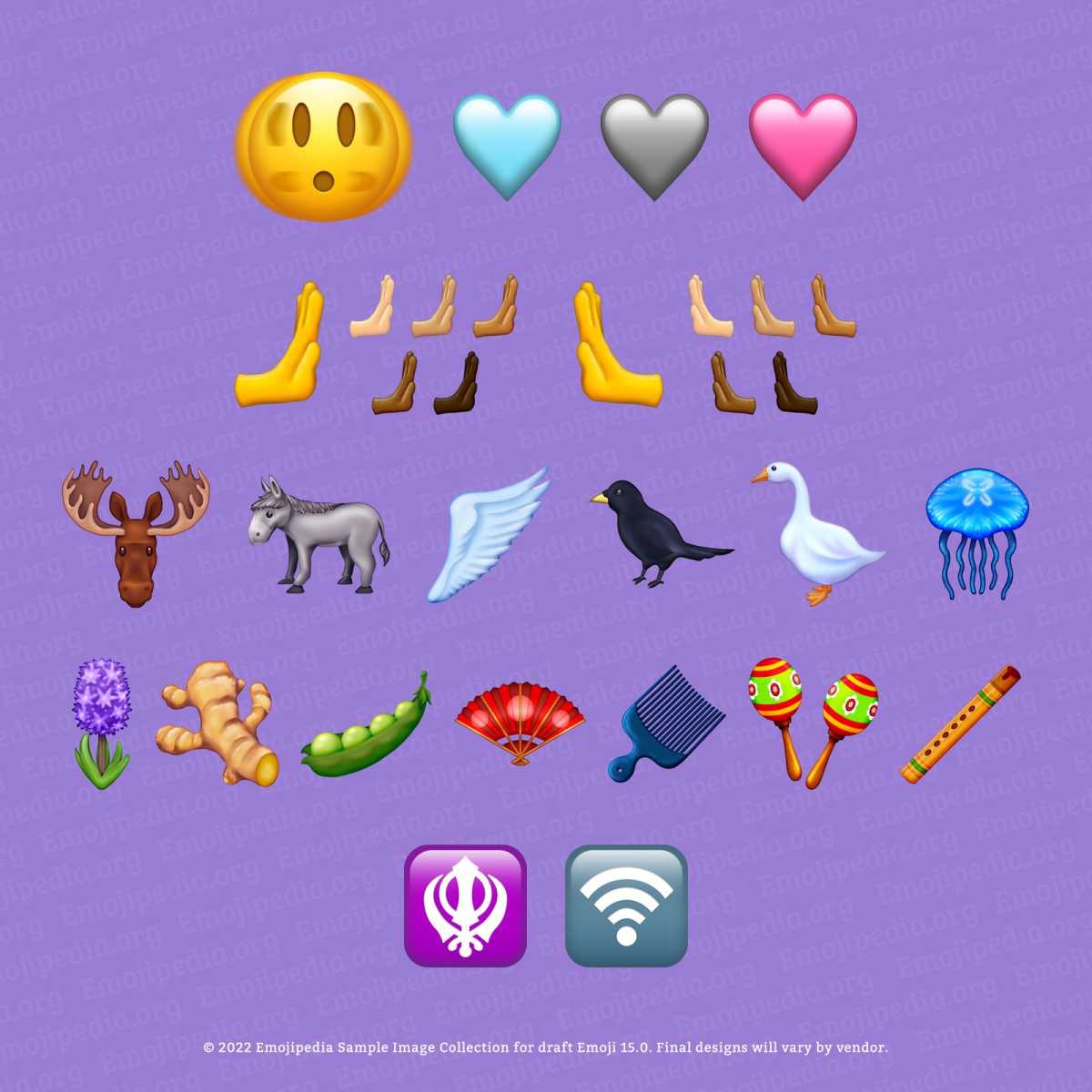 Alle neuen Emojis von iOS 16.4