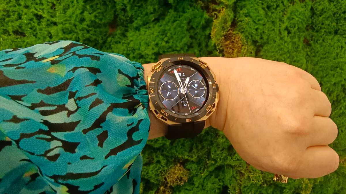 Huawei Watch GT Cyber worn on wrist