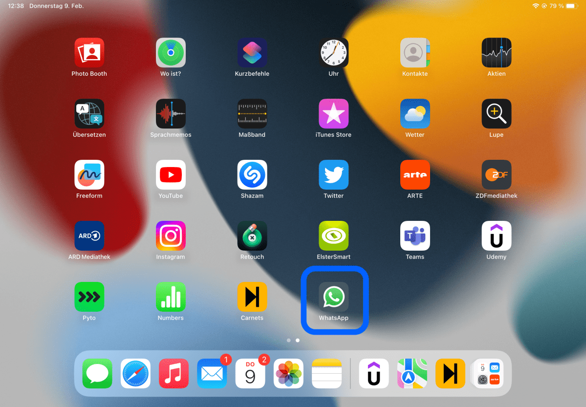 Whatsapp auf dem iPad