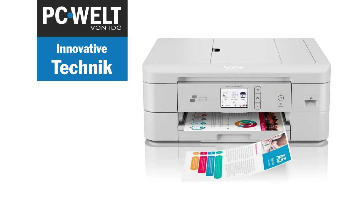 PC-WELT-Auszeichnung Innovative Technik für Brother DCP-J1800DW