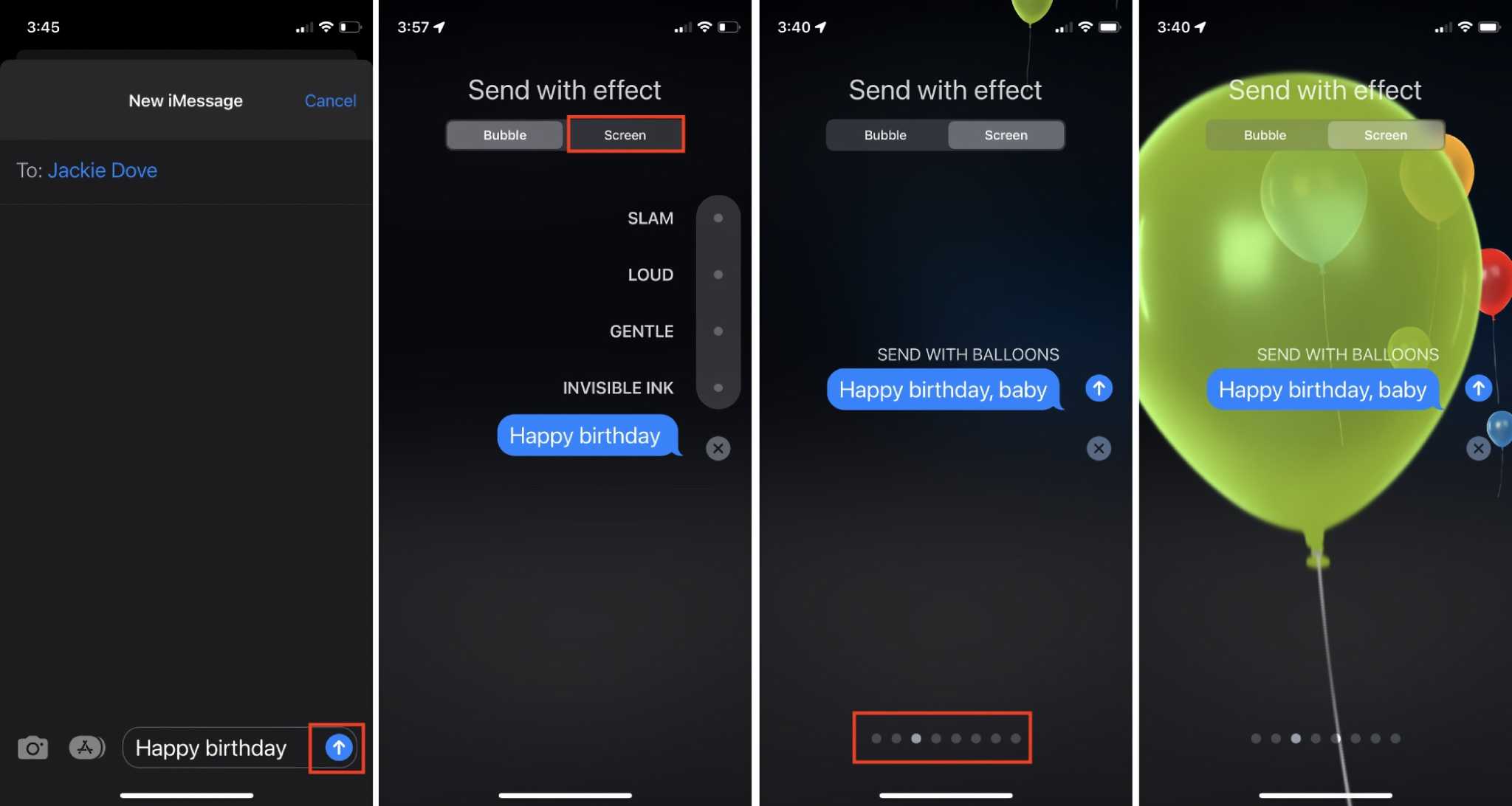 TIL you can add balloons, glitter, and lasers to iMessages Macworld