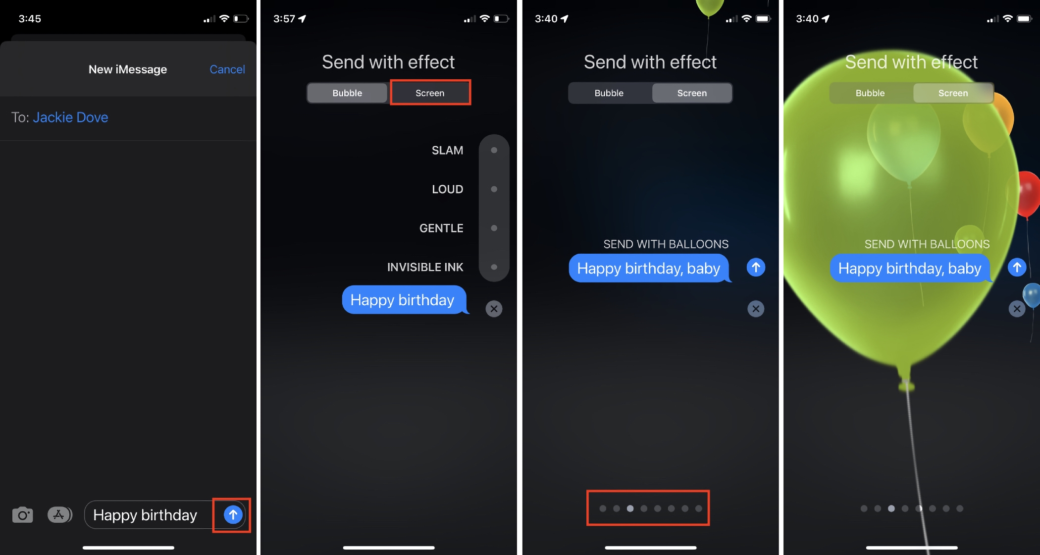 TIL you can add balloons, glitter, and lasers to iMessages Macworld