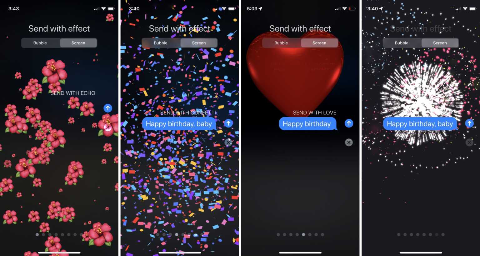 TIL you can add balloons, glitter, and lasers to iMessages Macworld