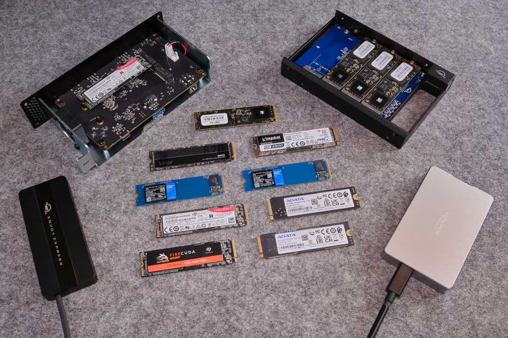 Image: NVMe SSDs fÃ¼r Thunderbolt 3 und USB 4 im Test