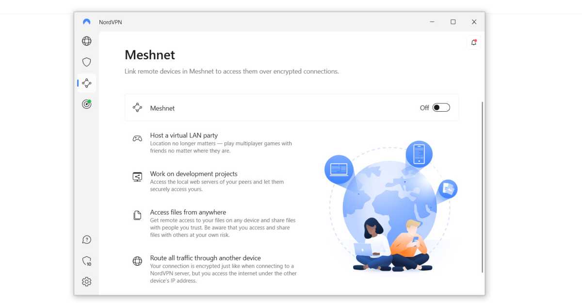 NordVPN review - Meshnet