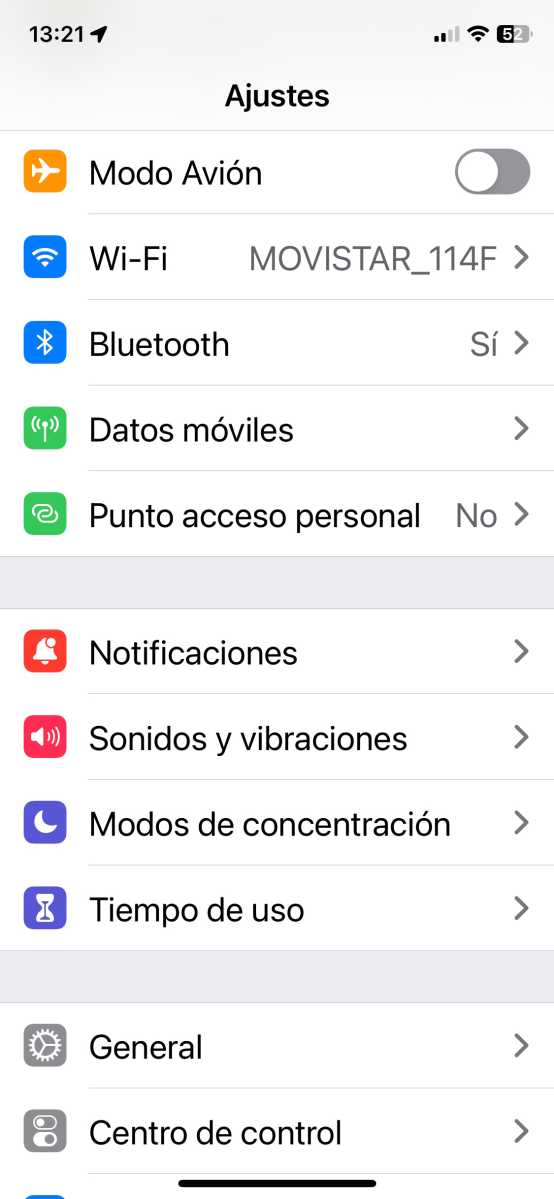 iPhone notificaciones 5