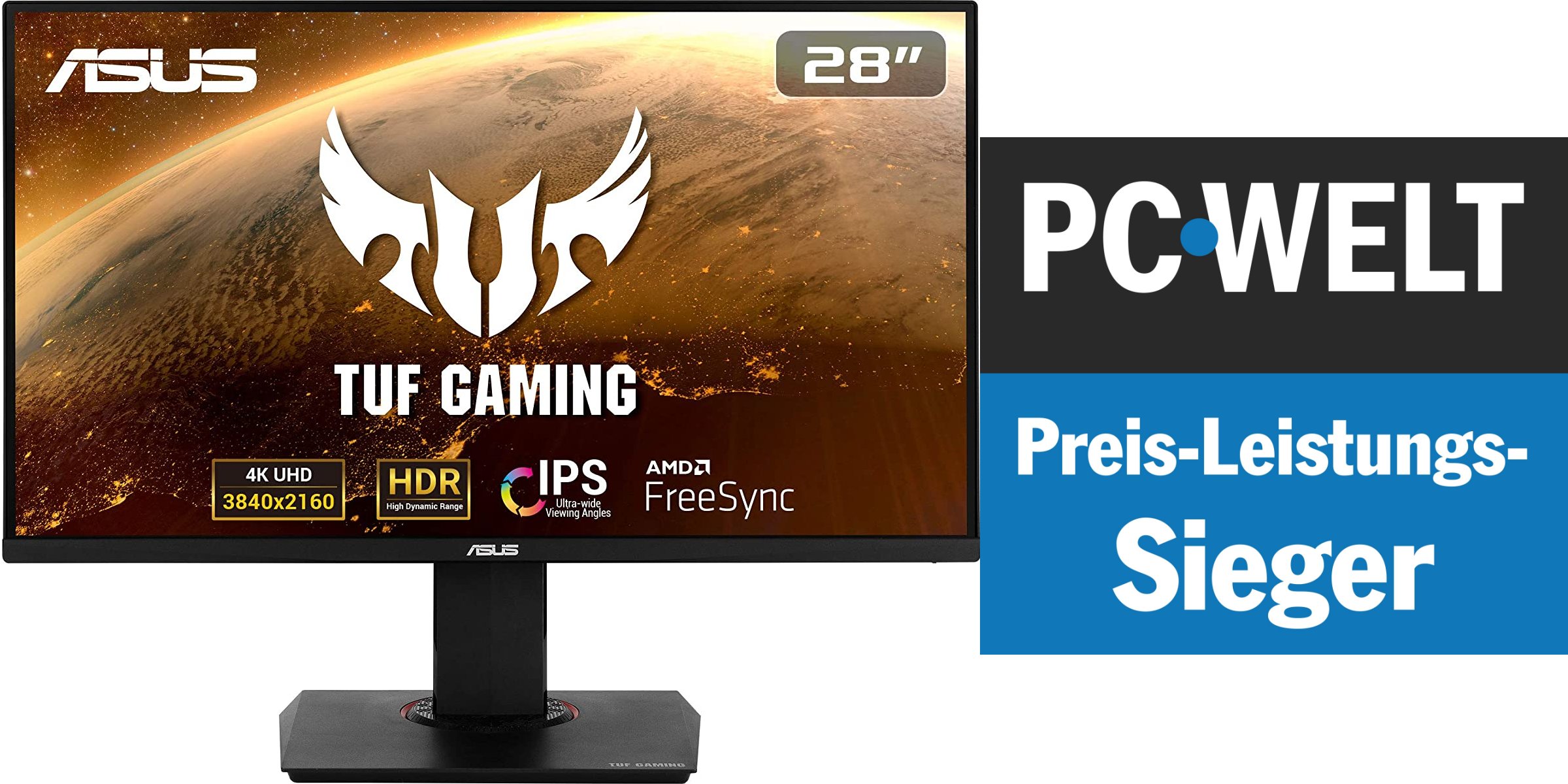Asus TUF Gaming VG289Q: Preis-Leistungs-Sieger